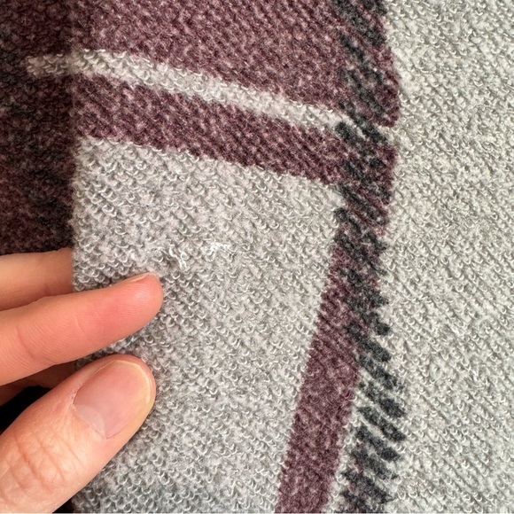 VTG‎ Style New York Y2K Womens Medium Snap Button Flannel Fleece Shacket Cabin - Picture 12 of 12